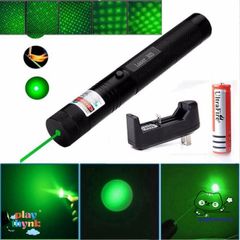 Đèn pin laser 303 màu xanh - Chiếu sáng mạnh mẽ, đèn laser đa năng cho du lịch, xây dựng và thuyết trình