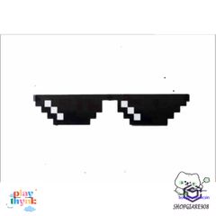 Kính Thug Life 6 Chấm MINECRAFT - Kính Mắt Thời Trang Phong Cách 8bit Dành Cho Fan Game, Giá Rẻ Nhất!