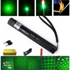 Bút Laser 303 Siêu Mạnh - Tia Xanh/Đỏ, Chiếu Xa 3km, Đèn Laze Trình Bày và Tìm Kiếm - Bao Gồm Pin & Sạc Miễn Phí!