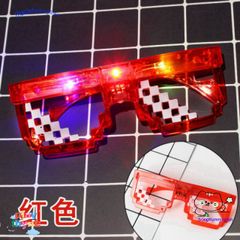 Kính mát vuông Thug Life phát sáng LED - Phụ kiện thời trang hip hop cá tính cho nam nữ - Hot trend 2021