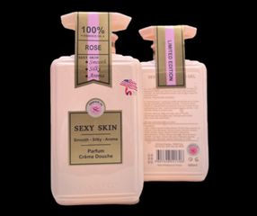 Sữa Tắm Nước Hoa Sexy Skin Rose Chính Hãng từ Pháp - Chăm Sóc Da Mềm Mại, Hương Hoa Hồng Quyến Rũ, Dưỡng Ẩm và Sạch Sẽ