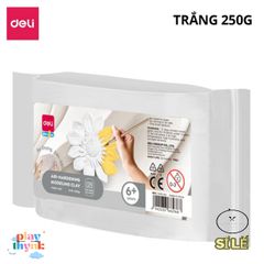 Đất Sét Tự Khô Deli An Toàn 250/500gr - Không Nướng, Không Mùi, Lý Tưởng Cho Nghệ Thuật Nặn Và Sáng Tạo