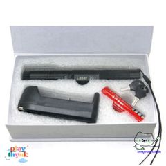 Bút chiếu laser 303 tia xanh đỏ siêu sáng - Đèn trình chiếu, chiếu xa 3km, chống nước, tặng kèm pin sạc và bộ sạc