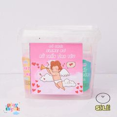 Bộ Đồ Chơi Slime Lavis Nàng Thần Tình Yêu 200ml - Đất Sét, Charm Rực Rỡ và Xốp Nhiều Màu, Sáng Tạo Vui Vẻ Cho Trẻ Em