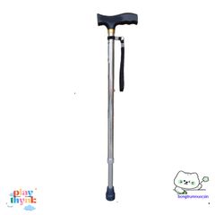 Gậy hỗ trợ đi lại cho người già LUCASS - Gậy điều chỉnh chiều cao, chắc chắn, chống trơn trượt, tiện dụng cho người khuyết tật và phục hồi chức năng