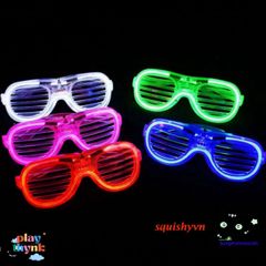 Kính Mát Thug Life LED Nhiều Màu Sắc - Kính Dạ Quang Phù Hợp Tiệc Tùng, Bar, KTV, Vui Nhộn và Phong Cách