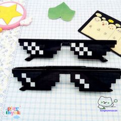 Kính Mắt Thug Life 8bit - Phong Cách Đường Phố Cá Tính, Kính Chắn Bụi Nam Nữ Giá Rẻ, Hot Trend 2018