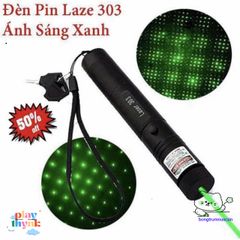Đèn Laser 303 Siêu Mạnh Ánh Sáng Xanh - Chiếu Tia Laser Đẹp và Hiệu Ứng Kính Vạn Hoa, Phụ Kiện Nghệ Thuật cho Chiến Binh