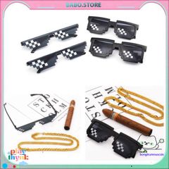 Kính THUG LIFE THUNGLIKE 6 Hàn Quốc - Kính Thời Trang Unisex Gọng Gập, Chất Nhựa PC, Quà Tặng Độc Đáo cho Người Yêu Gamer