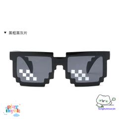 Kính Mát Vintage 8 Bit Thug Life Minecraft - Quà Tặng Độc Đáo Cho Fan Nhí - Phong Cách Thời Trang Chất Lừ