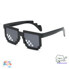 Kính Mát Vintage 8 Bit Thug Life Minecraft - Quà Tặng Độc Đáo Cho Fan Nhí - Phong Cách Thời Trang Chất Lừ