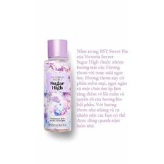 Xịt Thơm Body Mist Victoria's Secret - Sugar High Chính Hãng, Hương Ngọt Ngào, Tươi Mới, Dễ Dàng Sử Dụng, Quà Tặng Hoàn Hảo cho Tất Cả