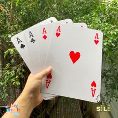 Bộ Bài Khổng Lồ A4 Để Biểu Diễn Ảo Thuật - Trang Trí Bất Tận & Cuốn Hút Cho Các Phép Thuật Ấn Tượng