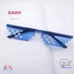 Kính Mát Pixel Robot Retro - Phụ Kiện Bữa Tiệc Sinh Nhật Vui Nhộn cho Fan Game và Cosplay