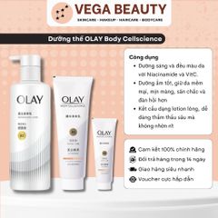 Sữa Dưỡng Thể Olay Cellscience B3 + Optic Glow - Chuyên Gia Dưỡng Trắng, Làm Sáng Da, Cải Thiện Độ Ẩm, Phù Hợp Mọi Loại Da