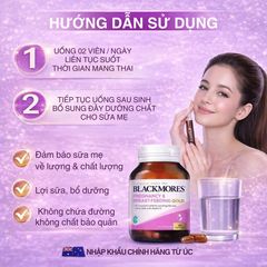 Viên uống Blackmores Pregnancy & Breast-Feeding Gold cho mẹ bầu - Hộp 60 viên