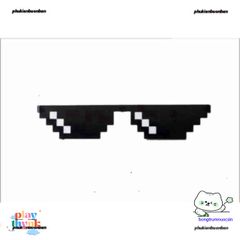 Kính Thuglife 6 Chấm MINECRAFT - Kính Mát Thời Trang Đa Màu Phong Cách Thug Life Dành Cho Nam Nữ, Hot Trend 2021