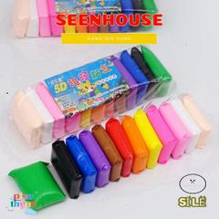 Bộ 5 Đất Sét Tự Khô 500gr (12 Màu) - Sáng Tạo Nghệ Thuật Trang Trí Đồ Chơi Trẻ Em, Nhẹ và Dẻo, Phát Triển Kỹ Năng Vận Động