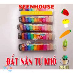 Bộ 5 Đất Sét Tự Khô 500gr (12 Màu) - Sáng Tạo Nghệ Thuật Trang Trí Đồ Chơi Trẻ Em, Nhẹ và Dẻo, Phát Triển Kỹ Năng Vận Động