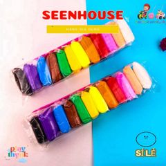Bộ 5 Đất Sét Tự Khô 500gr (12 Màu) - Sáng Tạo Nghệ Thuật Trang Trí Đồ Chơi Trẻ Em, Nhẹ và Dẻo, Phát Triển Kỹ Năng Vận Động