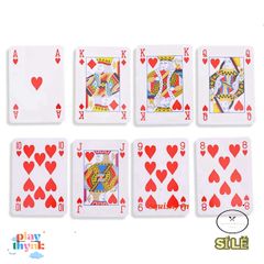 Bộ Bài Poker Khổng Lồ A4 - 10 Thiết Kế Thẻ Bài Độc Đáo, Kích Thước Gấp 9 Lần Bài Thông Thường, Chất Liệu Bìa Cứng Bền Chắc