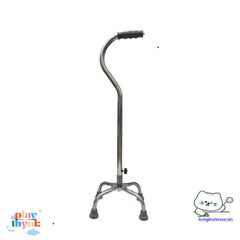 Gậy Trợ Lực Đa Năng Inox Điều Chỉnh Chiều Cao - Gậy Chống Đi Cho Người Già An Toàn, Vững Vàng