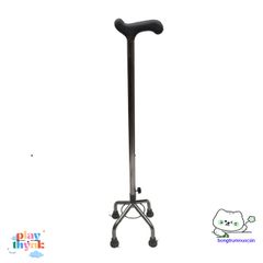 Gậy Trợ Lực Đa Năng Inox Điều Chỉnh Chiều Cao - Gậy Chống Đi Cho Người Già An Toàn, Vững Vàng