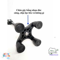 Gậy Chống Đi 4 Chân Cao Cấp - Hỗ Trợ Người Già & Phục Hồi Chức Năng - Gậy Đi Hỗ Trợ An Toàn, Điều Chỉnh Độ Cao tiện lợi