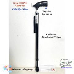 Gậy Chống Đi 4 Chân Cao Cấp - Hỗ Trợ Người Già & Phục Hồi Chức Năng - Gậy Đi Hỗ Trợ An Toàn, Điều Chỉnh Độ Cao tiện lợi