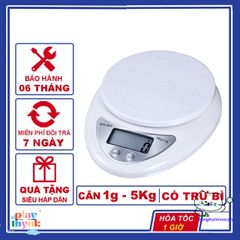 Cân Điện Tử Mini B05 5Kg - Đo Chính Xác Tối Đa 0.1g, Dụng Cụ Hữu Ích Cho Nhà Bếp, Phòng Thí Nghiệm, Thiết Bị Y Tế