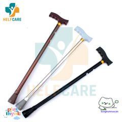 Gậy Chống 1 Chân HelpCare - Điều Chỉnh Chiều Cao, Hỗ Trợ Đi Lại Cho Người Già - Hợp Kim Nhôm Nhẹ, Bền, Chống Trượt