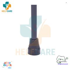 Gậy Chống 1 Chân HelpCare - Điều Chỉnh Chiều Cao, Hỗ Trợ Đi Lại Cho Người Già - Hợp Kim Nhôm Nhẹ, Bền, Chống Trượt
