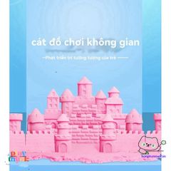Bộ Chơi Cát An Toàn Dành Cho Bé Xia Yu - Khuôn & Bể 1kg Cát Đáng Yêu, Đồ Chơi Phát Triển Kỹ Năng Cho Trẻ 4-6 Tuổi