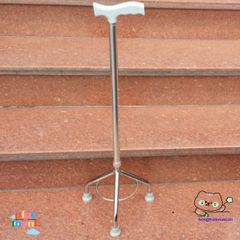Gậy Chống 3/4 Chân Nhập Khẩu cho Người Già - Gậy Đi Bộ Bền Bỉ, Điều Chỉnh Chiều Cao, Phù Hợp Cho Cụ Ông Cụ Bà