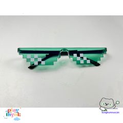 Kính Thug Life 6 Chấm Nhiều Màu - Phụ Kiện Mắt Siêu Ngầu Cho Gamer và Fan Minecraft