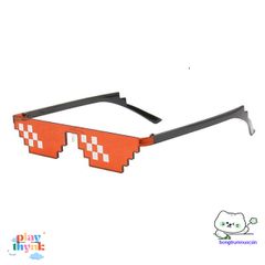 Kính Thug Life 6 Chấm Nhiều Màu - Phụ Kiện Mắt Siêu Ngầu Cho Gamer và Fan Minecraft