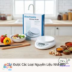 Cân Điện Tử Mini 5Kg B05 - Chính Xác và Đa Năng, Thiết Kế Nhỏ Gọn Cho Bếp, Làm Bánh và Pha Chế