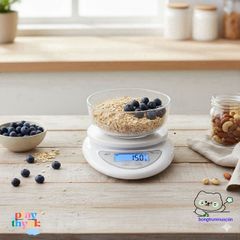 Cân Điện Tử Mini 5Kg B05 - Chính Xác và Đa Năng, Thiết Kế Nhỏ Gọn Cho Bếp, Làm Bánh và Pha Chế