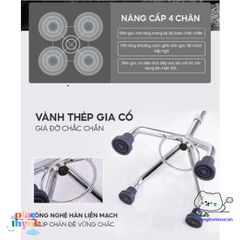 Gậy Đi Bộ Đa Năng 3-4 Chân Lucass - Adjustable Walking Stick with 10 Heights for Seniors and Disabled Users
