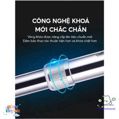 Gậy Đi Bộ Đa Năng 3-4 Chân Lucass - Adjustable Walking Stick with 10 Heights for Seniors and Disabled Users
