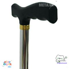 Gậy Chống Inox 3 Chân Lucass - Thiết Bị An Toàn cho Người Cao Tuổi - Điều Chỉnh Chiều Cao, Độ Bền Cao