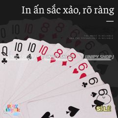 Bộ Bài Poker Khổng Lồ 54 Lá - Thẻ Siêu To Chơi Game & Trang Trí - Bài Tây Lớn In Sắc Xảo, Chất Liệu Giấy Bền Chắc