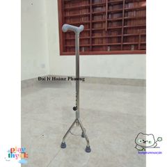 Gậy hỗ trợ đa chân inox - Gậy đi lại cho người già, người có nhu cầu đặc biệt, hỗ trợ vững chắc và an toàn khi di chuyển