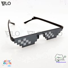 Kính Thug Life 6 Chấm - Kính Mát Meme Huyền Thoại Chống UV, Thời Trang Đỉnh Cao Cho Game Thủ và Tín Đồ Phong Cách!