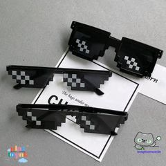 Kính Mát Mosaic Thug Life - Kính Chống UV, Phong Cách Disco Cá Tính, Dành Cho Du Lịch, Tiệc Tùng, Khiêu Vũ