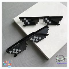 Kính Mát Mosaic Thug Life - Kính Chống UV, Phong Cách Disco Cá Tính, Dành Cho Du Lịch, Tiệc Tùng, Khiêu Vũ