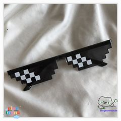 Kính Mát Mosaic Thug Life - Kính Chống UV, Phong Cách Disco Cá Tính, Dành Cho Du Lịch, Tiệc Tùng, Khiêu Vũ