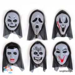 Mặt Nạ Thần Chết Scream Halloween - Phụ Kiện Hóa Trang Bí Ẩn Cho Bữa Tiệc Hóa Trang, Sinh Nhật, Lễ Hội