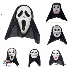 Mặt Nạ Thần Chết Scream Halloween - Phụ Kiện Hóa Trang Bí Ẩn Cho Bữa Tiệc Hóa Trang, Sinh Nhật, Lễ Hội
