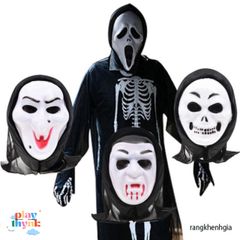 Mặt Nạ Thần Chết Scream Halloween - Phụ Kiện Hóa Trang Bí Ẩn Cho Bữa Tiệc Hóa Trang, Sinh Nhật, Lễ Hội